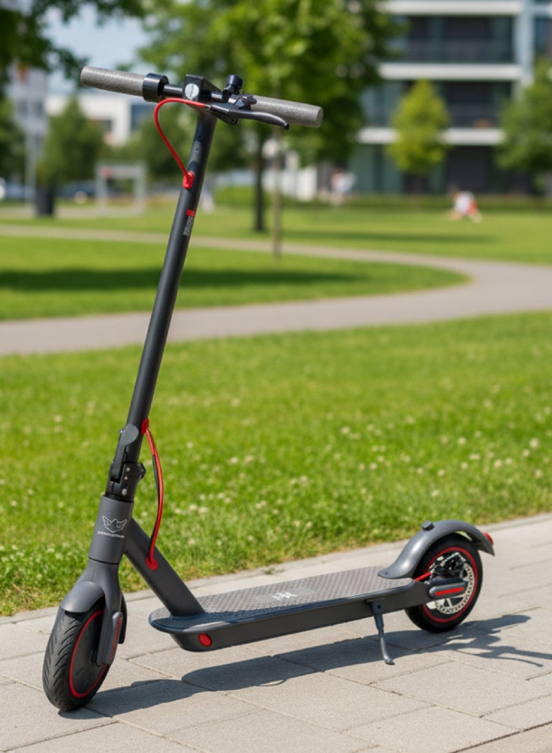 ويندهورس سكوتر كهربائي قابل للطي T1 350 واط | بطارية 36 فولت 8 أمبير | مدى 30 كم | سرعة 30 كم/س | إطارات 8.5 بوصة | شاشة رقمية وتحكم عبر التطبيق | يشمل خوذة وواقي سلامة - Image 5